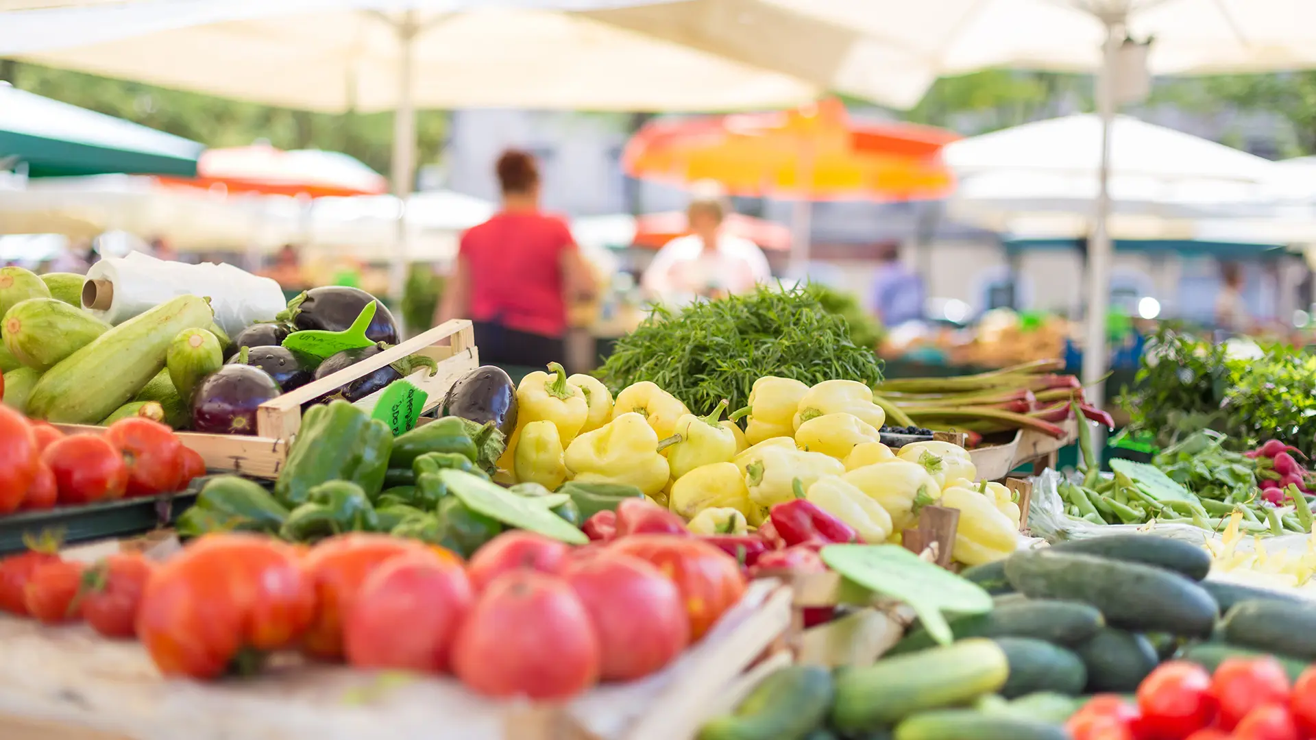 Veggies at Marketplace Stand