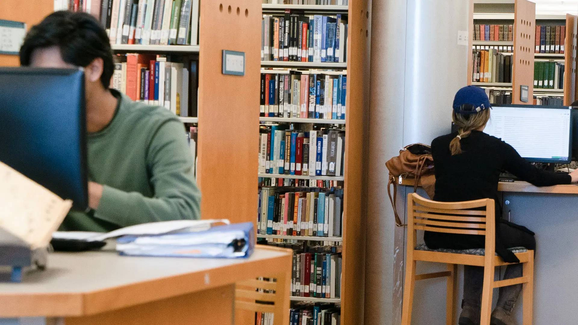 Students Studying in VC Library