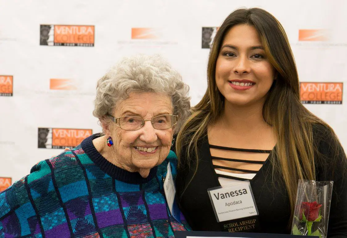 Aurora Loss with Vanessa Apodaca scholarship winner