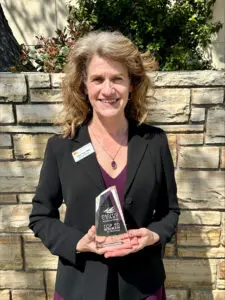 anne with her award