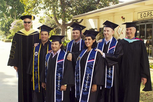 Ventura College Vets at Graduation